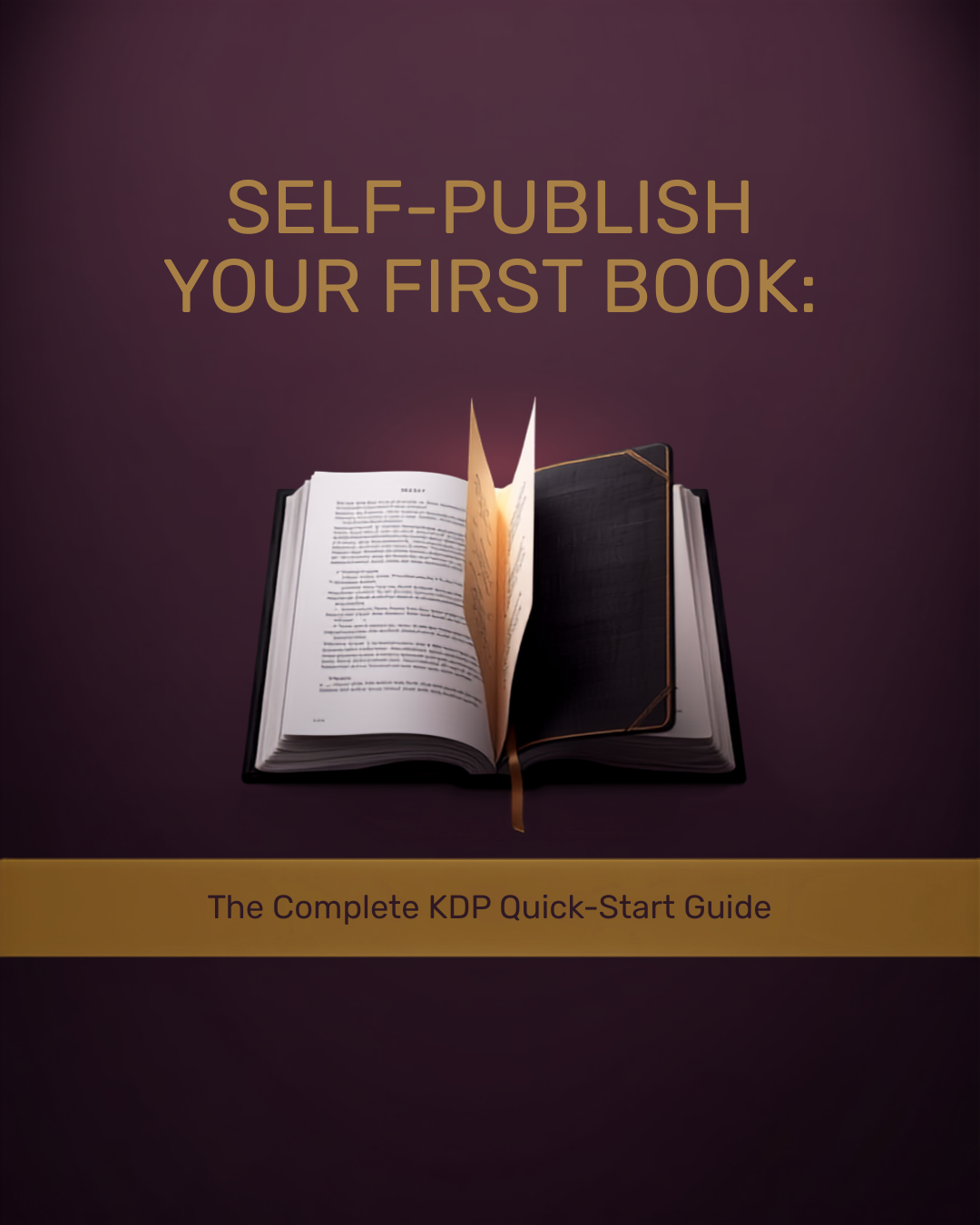 Self-Publish Your First Book — KDP guide cover