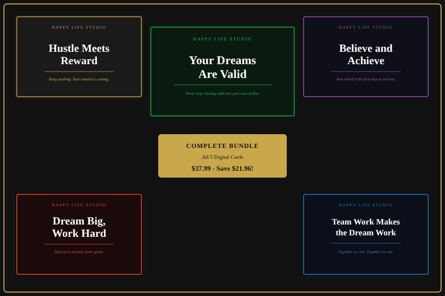 Complete Bundle — All 5 Digital Cards