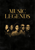 Music Legends Dashboard — MJ, Alicia Keys, Diana Ross, Stevie Wonder, Billy Joel